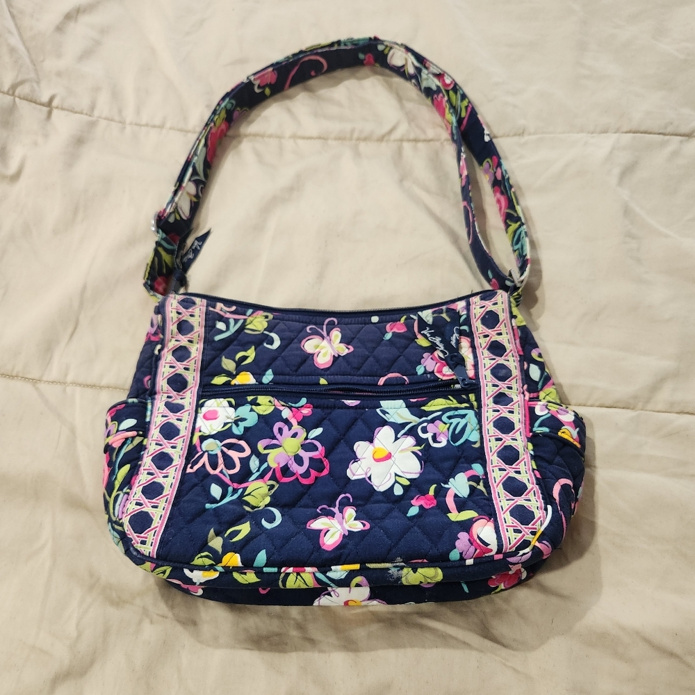 Vera Bradley retired print shoulder bag